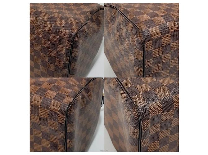 Louis Vuitton Borsa Tote Damier Speedy Marrone - vista 7