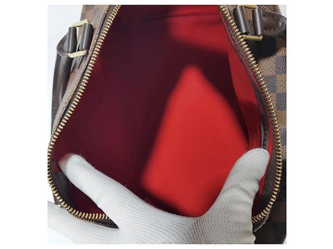 Louis Vuitton Borsa Tote Damier Speedy Marrone - vista 8