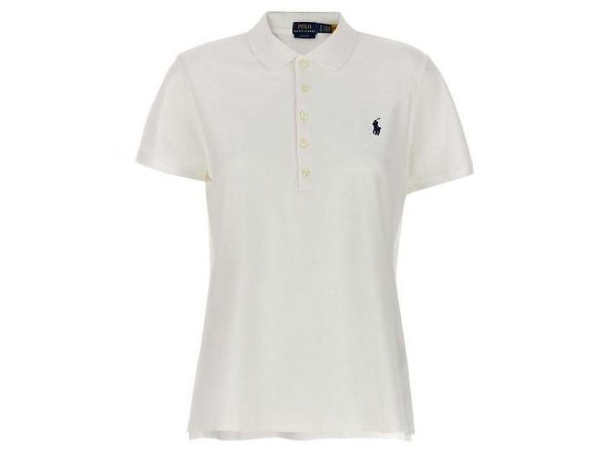 Ralph Lauren Kurzarm-Poloshirt aus Stretch-Baumwolle Weiß - Ansicht 4