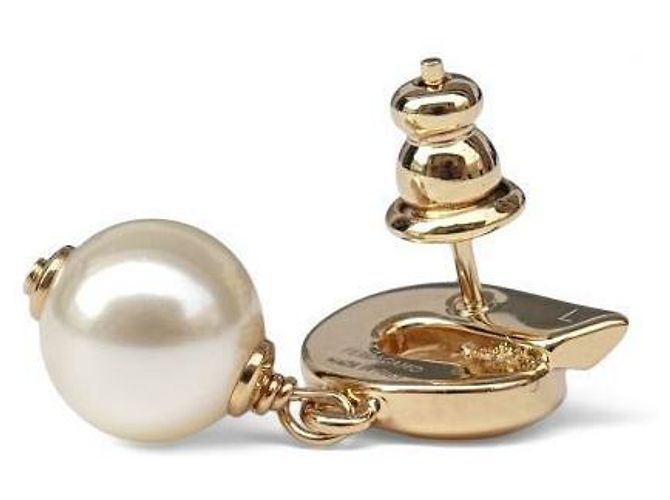 Salvatore Ferragamo Pearl Gancini Ohrringe - Ansicht 7