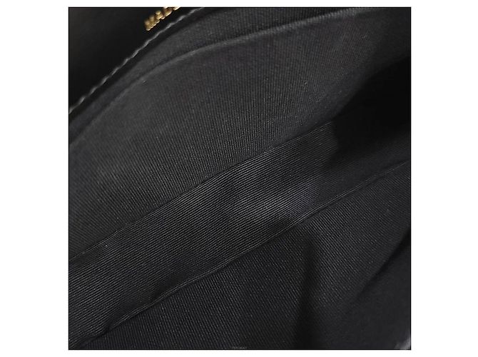 Chanel Borsa a tracolla Boy WOC con porta cellulare Caviar Black Gold Nero - vista 8