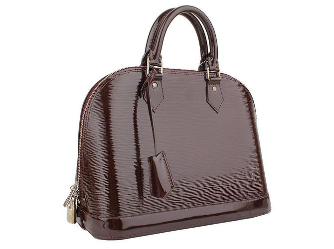 Louis Vuitton Alma PM Tote aus Epi-Leder Burgundy Rot - Ansicht 2