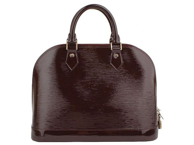 Louis Vuitton Alma PM Tote aus Epi-Leder Burgundy Rot - Ansicht 3