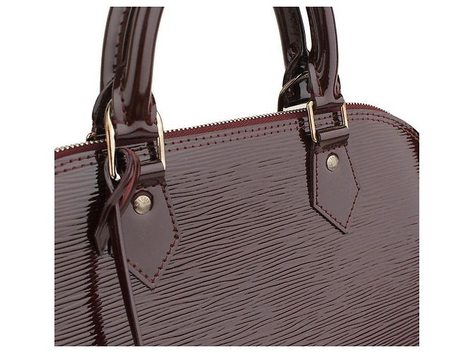 Louis Vuitton Alma PM Tote aus Epi-Leder Burgundy Rot - Ansicht 6
