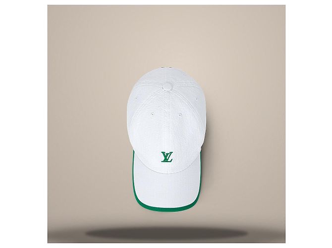 Louis Vuitton Talla de la gorra Playground Blanco - vista 4
