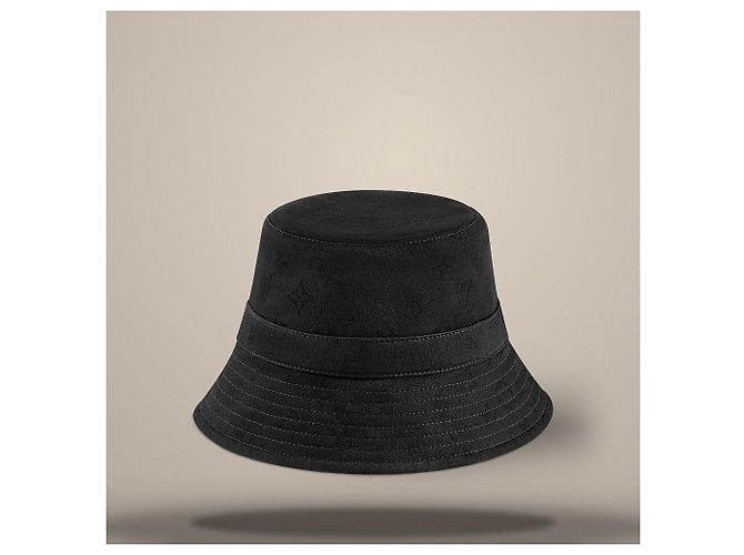 Louis Vuitton Cappello Bucket Mine Black Nero - vista 2