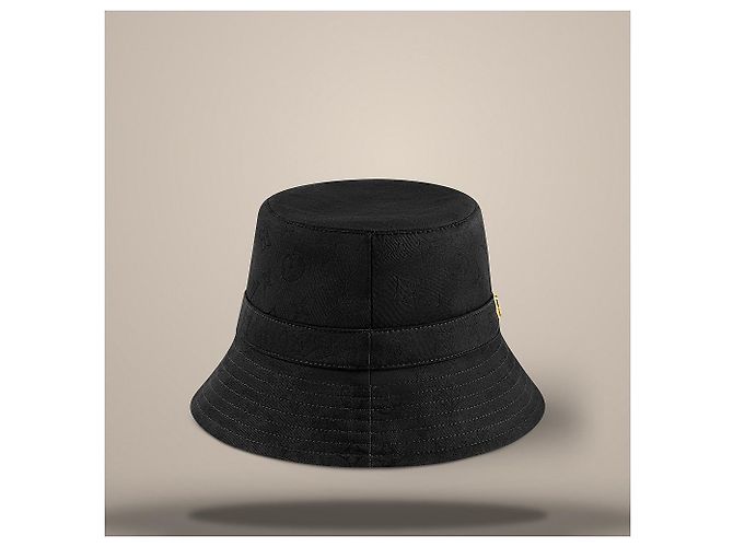 Louis Vuitton Cappello Bucket Mine Black Nero - vista 4