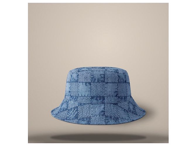 Louis Vuitton Splash Damier Bucket Hat Navy Blau - Ansicht 3