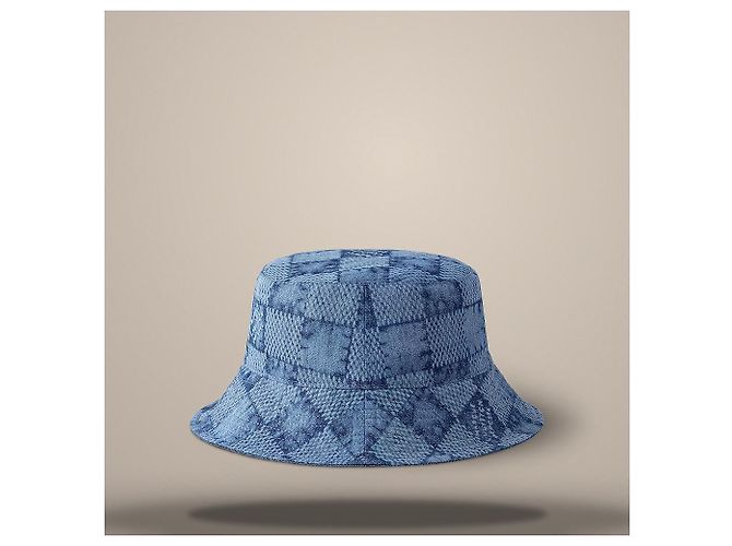 Louis Vuitton Splash Damier Bucket Hat Navy Blau - Ansicht 4
