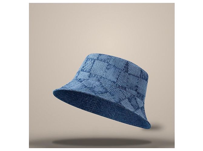 Louis Vuitton Splash Damier Bucket Hat Navy Blau - Ansicht 5