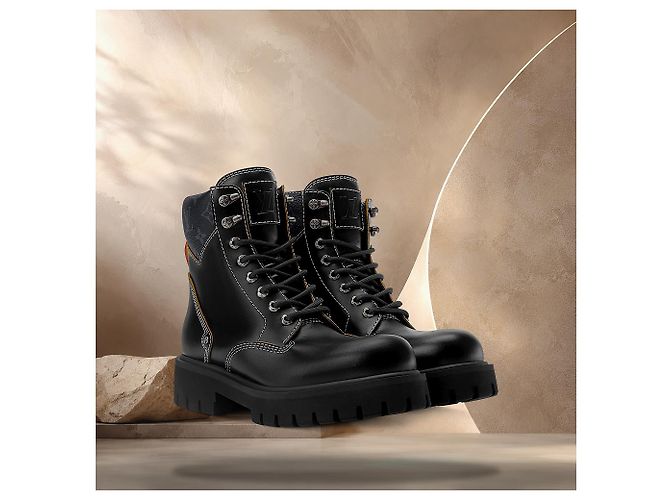 Louis Vuitton Stivale Remix Ranger Black Nero - vista 2