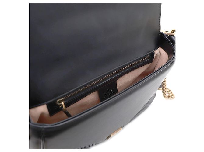 Gucci Borsa a mano e a tracolla GG Marmont Small Matelassé con manico superiore Nero - vista 10