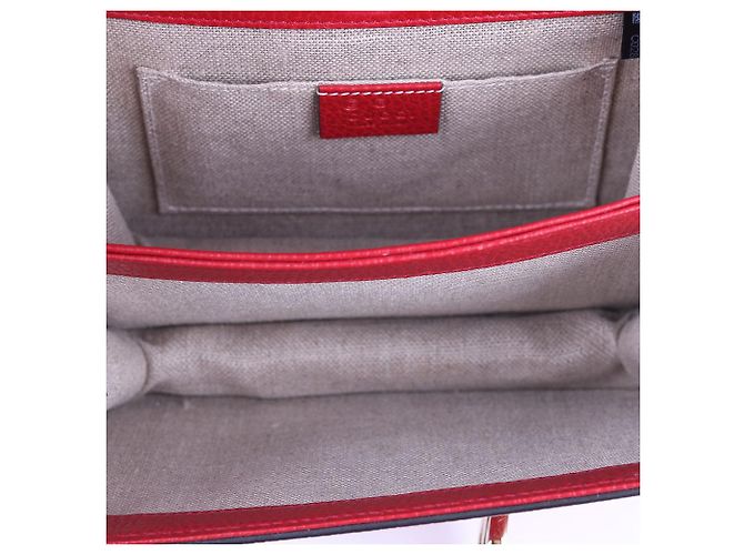 Gucci Bolso pequeño de cadena rojo Roja - vista 13