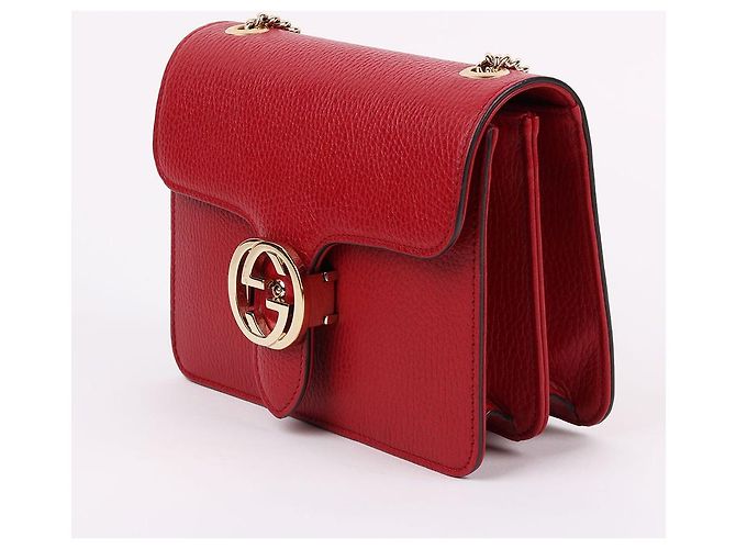 Gucci Bolso pequeño de cadena rojo Roja - vista 4