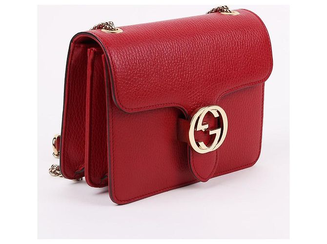 Gucci Bolso pequeño de cadena rojo Roja - vista 5