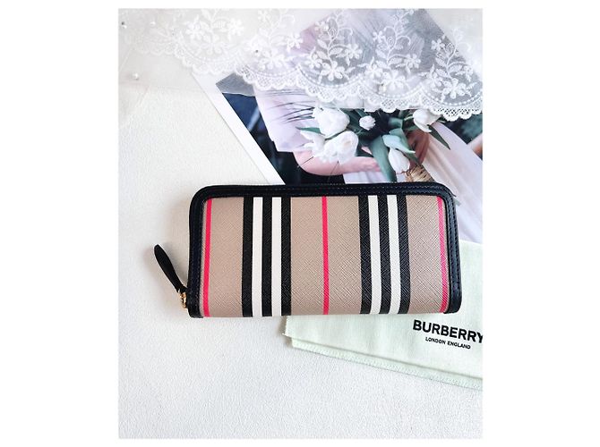 Burberry Ellerby Zip Round Damen Langbeutel Black Schwarz - Ansicht 19