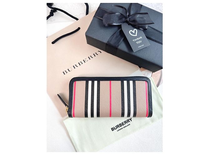 Burberry Ellerby Zip Round Damen Langbeutel Black Schwarz - Ansicht 6