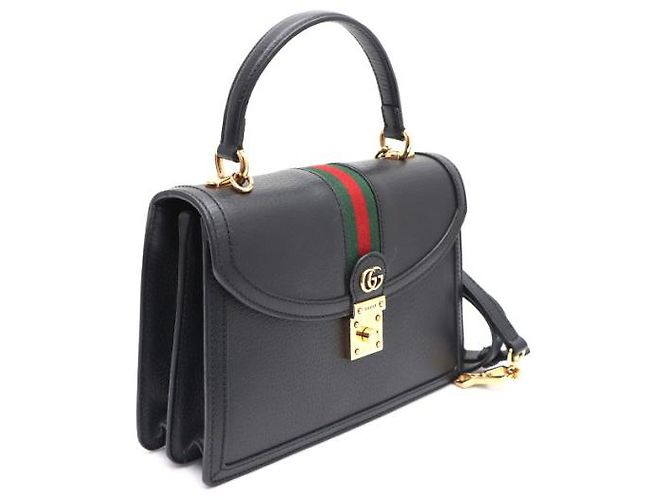 Gucci Borsa Ophidia GG Supreme Small Top Handle Bag Tote e borsa a tracolla Nero - vista 11