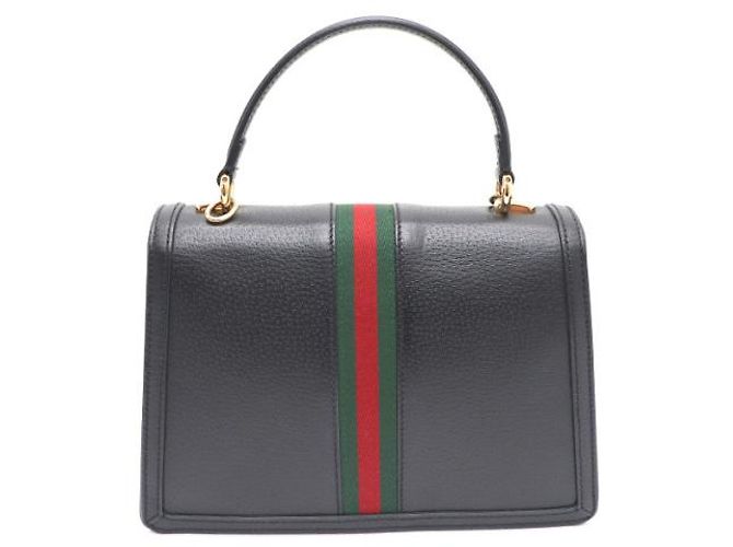 Gucci Borsa Ophidia GG Supreme Small Top Handle Bag Tote e borsa a tracolla Nero - vista 12