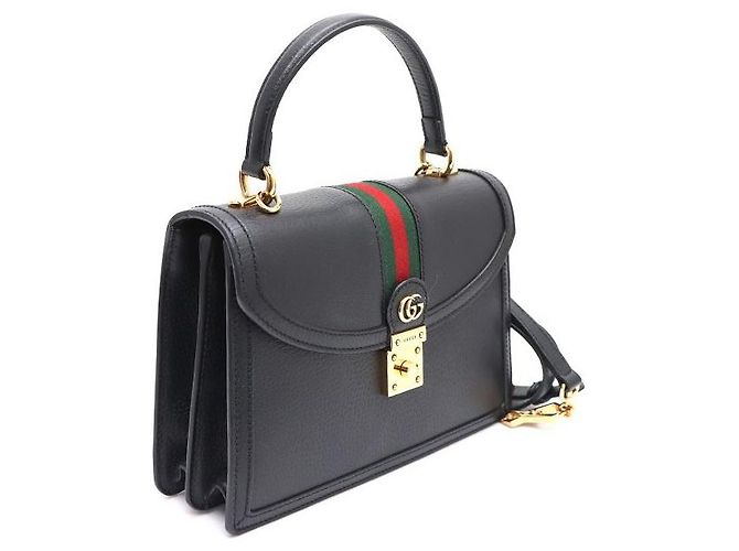 Gucci Borsa Ophidia GG Supreme Small Top Handle Bag Tote e borsa a tracolla Nero - vista 2