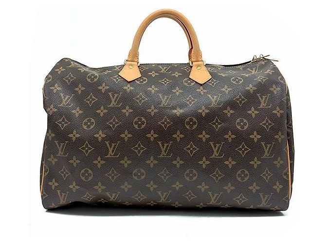 Louis Vuitton Monogram Bandoulière Speedy Marrone - vista 2