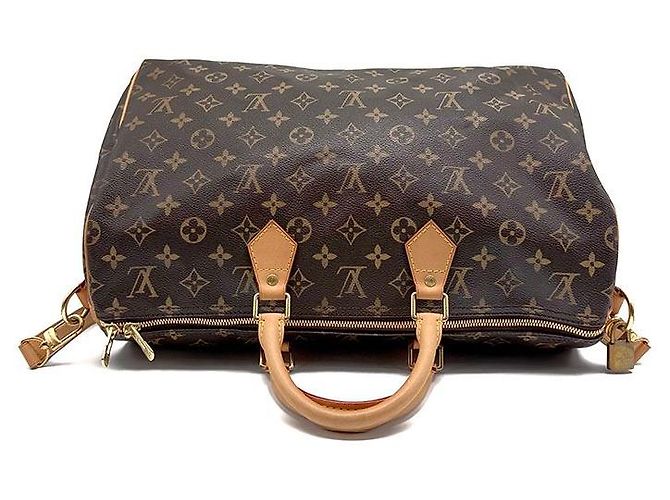 Louis Vuitton Monogram Bandoulière Speedy Marrone - vista 7
