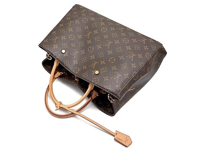 Louis Vuitton Monogram Montaigne GM Marrone - vista 4