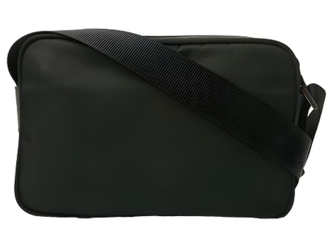 Prada Borsa a tracolla messenger in nylon con logo triangolare Nero - vista 4