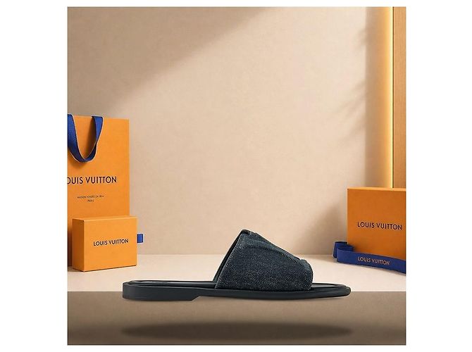 Louis Vuitton Mule Portofino Black Nero - vista 3