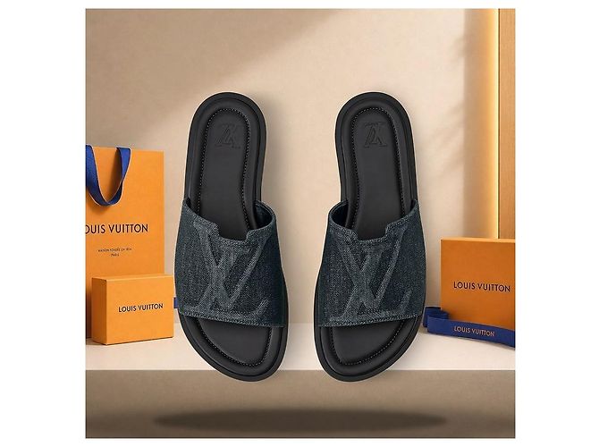 Louis Vuitton Mule Portofino Black Nero - vista 4