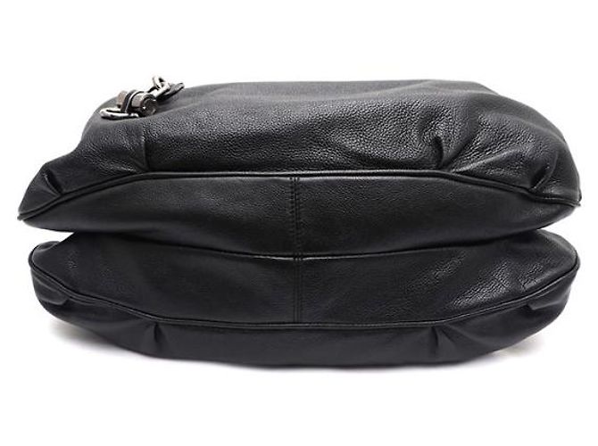 Salvatore Ferragamo Bolsa de ombro em couro com alça trançada Preto - vista 19