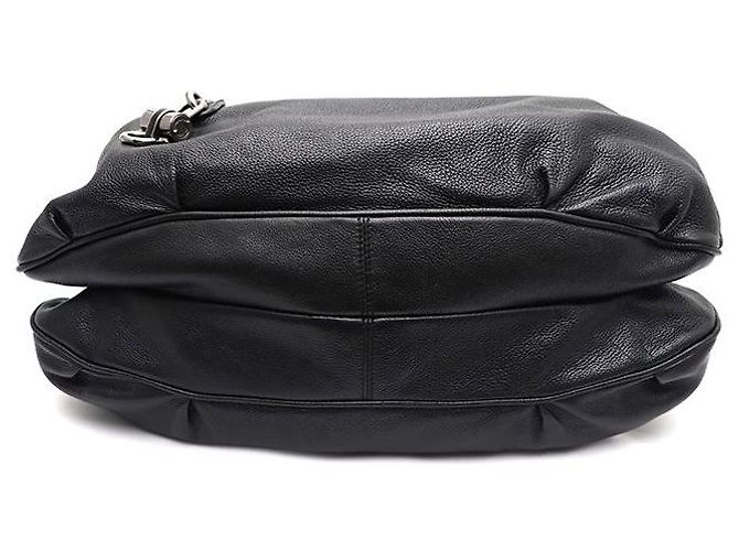 Salvatore Ferragamo Bolsa de ombro em couro com alça trançada Preto - vista 9