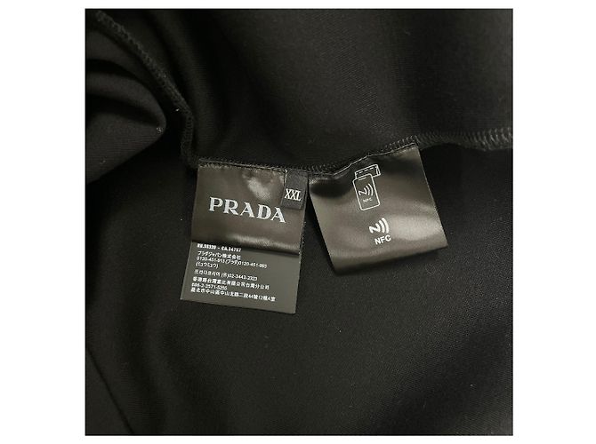 Prada Felpa in cotone tecnico con logo triangolare - vista 6