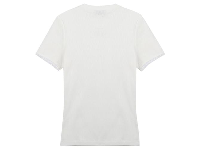 Miu Miu Baumwoll-T-Shirt Weiß - Ansicht 4