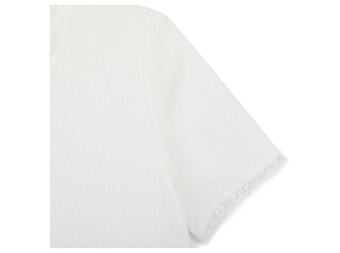 Miu Miu Baumwoll-T-Shirt Weiß - Ansicht 6