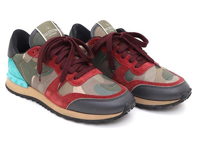 Valentino Sneakers Camo Play da donna Marrone - vista 3