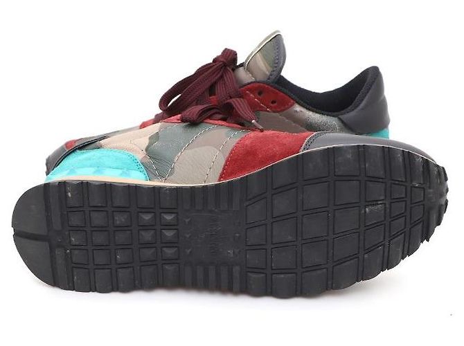 Valentino Sneakers Camo Play da donna Marrone - vista 5