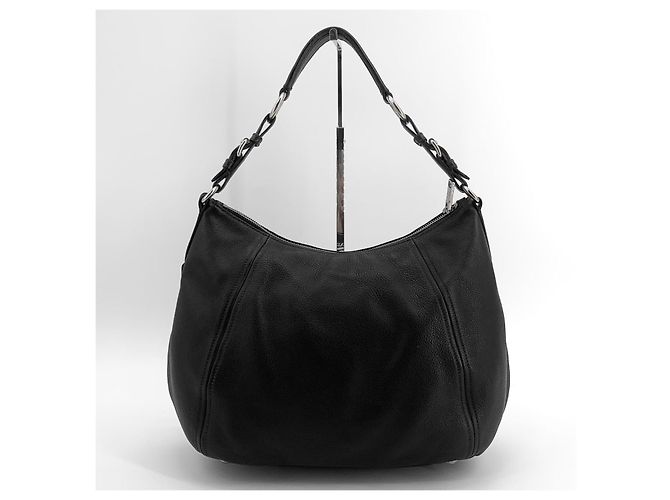 Balenciaga Bolsa hobo em couro com logo triangular, bolsa de ombro Preto - vista 11