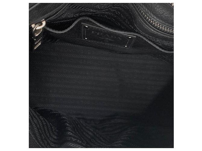 Balenciaga Bolsa hobo em couro com logo triangular, bolsa de ombro Preto - vista 16