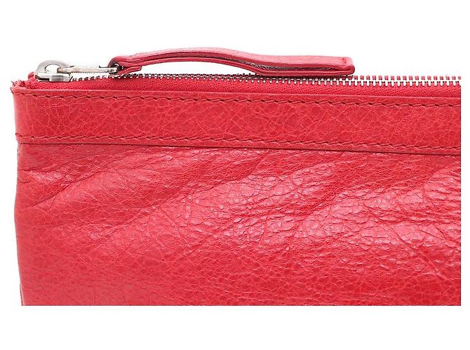 Balenciaga Pouch a clip Motor Classic e borsa a pochette Rosso - vista 5