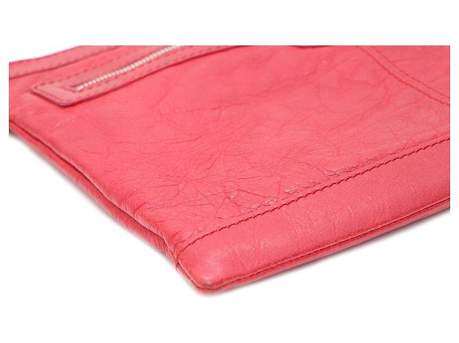 Balenciaga Pouch a clip Motor Classic e borsa a pochette Rosso - vista 6