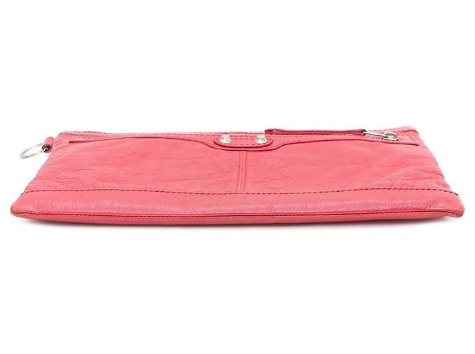 Balenciaga Pouch a clip Motor Classic e borsa a pochette Rosso - vista 7