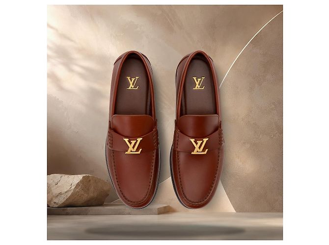Louis Vuitton Major Loafer Chestnut Brown Braun - Ansicht 4