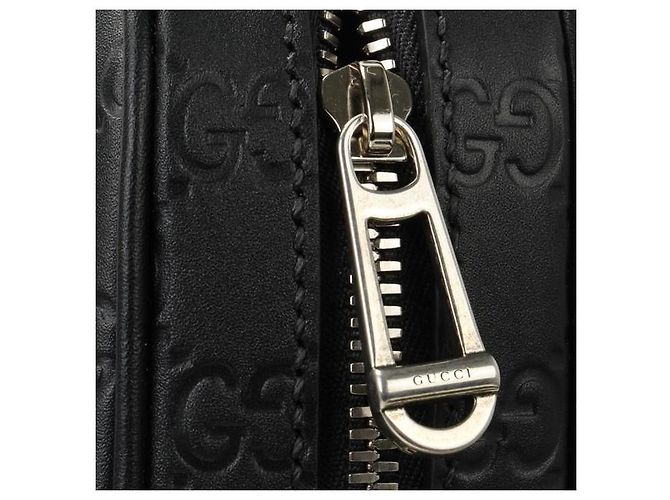 Gucci Sac à documents en cuir Noir - vue 6