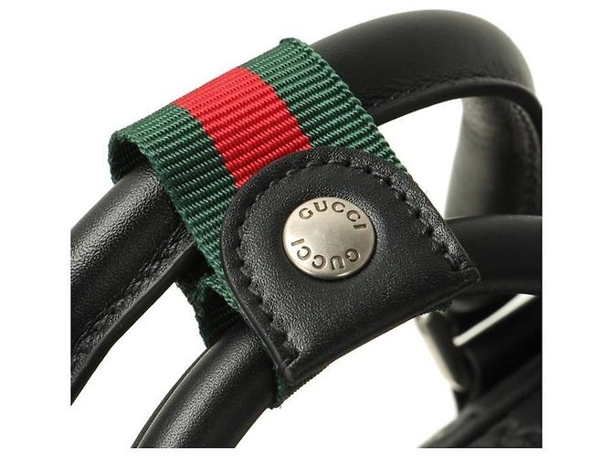 Gucci Sac à documents en cuir Noir - vue 8