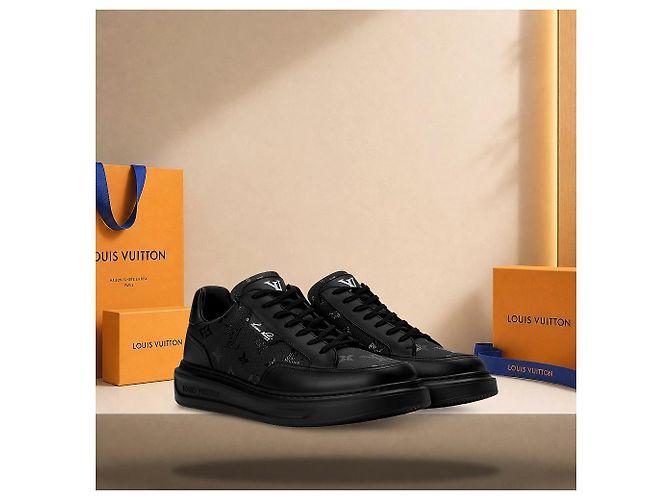 Louis Vuitton Beverly Hills Sneakers Black Nero - vista 2
