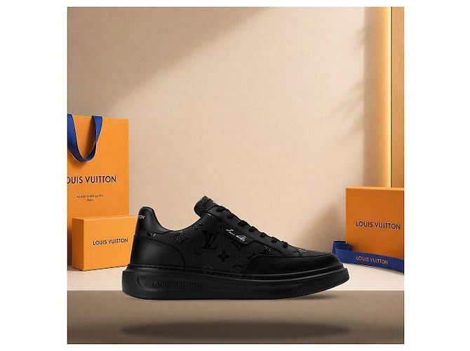 Louis Vuitton Beverly Hills Sneakers Black Nero - vista 3