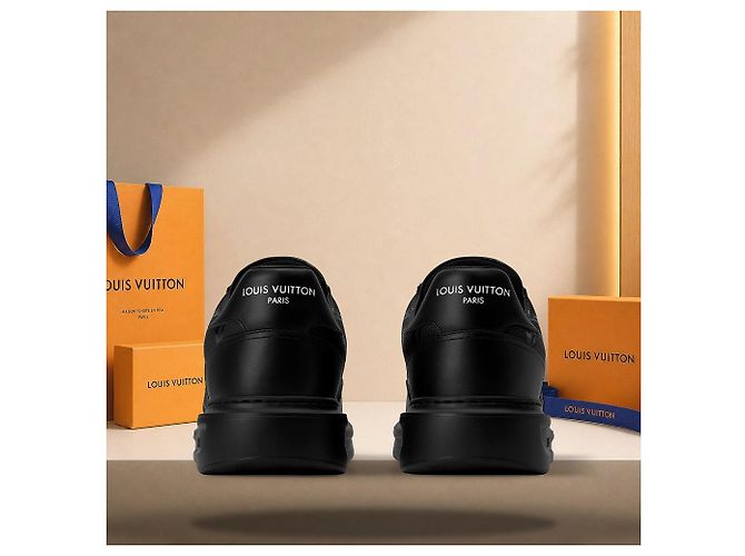 Louis Vuitton Beverly Hills Sneakers Black Nero - vista 5