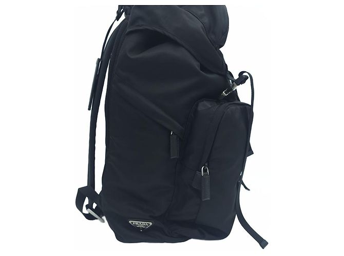 Prada Tesuto Nylon Multi-Pocket Rucksack Black Schwarz - Ansicht 13