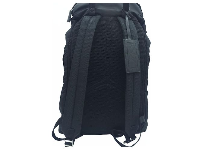 Prada Tesuto Nylon Multi-Pocket Rucksack Black Schwarz - Ansicht 14